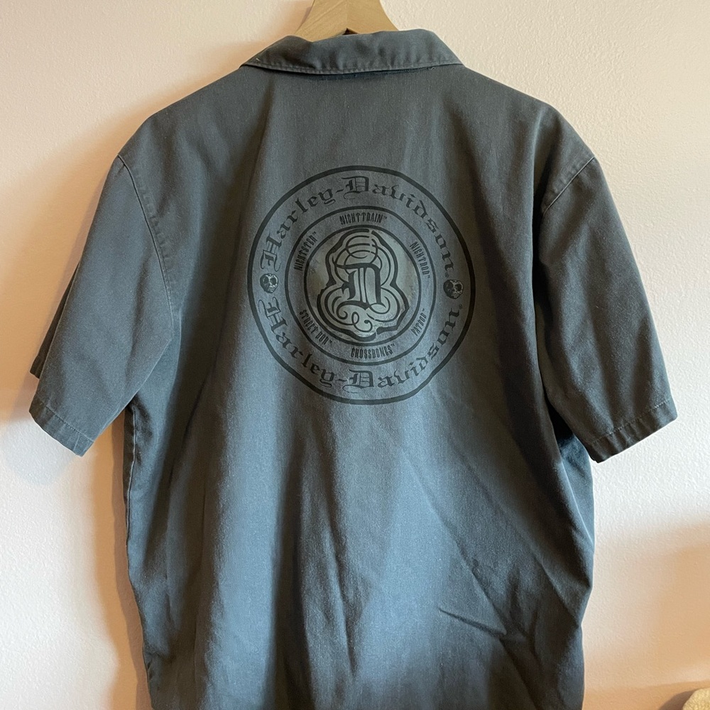 Vintage Harley-Davidson Gray Men's Shirt